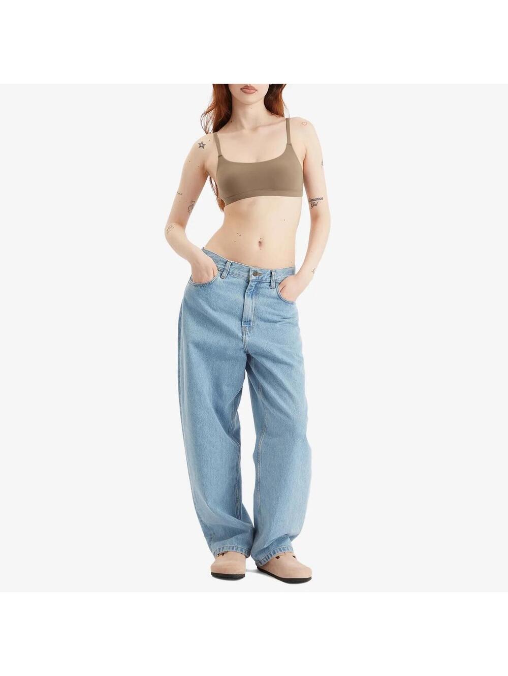 SKIMS Fits Everybody Scoop Bralette Truffle XS Buttery Soft Stretch NWT